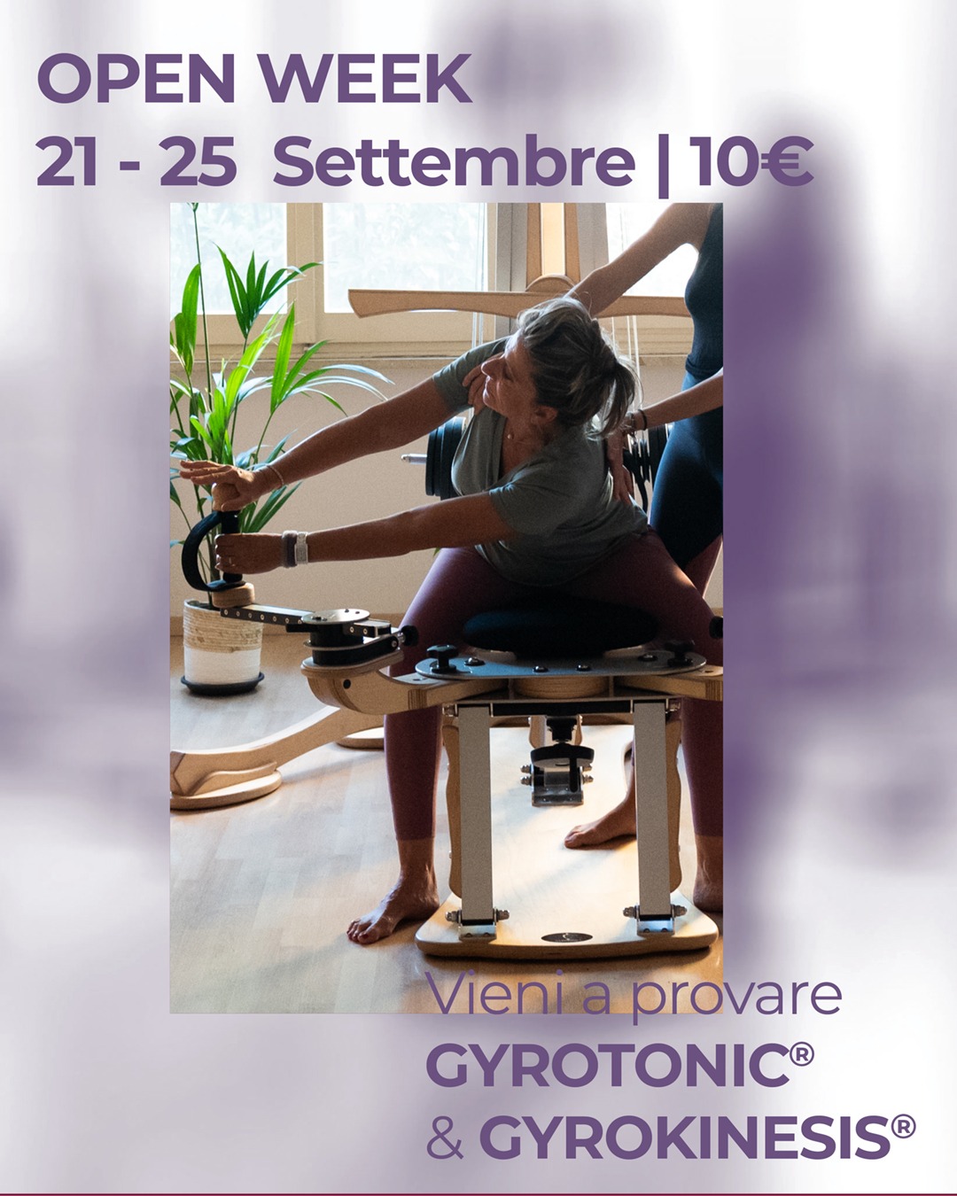 Open Week Gyrotonic® & Gyrokinesis®